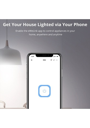 Diğer Sonoff Mini Akıllı Anahtar - Wifi Kontrol, Google Home Uyumlu, Dıy Modu Destekli Wifi Mode