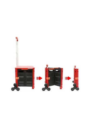 Deko Katlanır Koli Yük Paket Taşıma Pazar Arabası 100kg