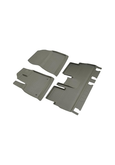 Opel Combo 2019- 4D Paspas Araca Özel Kenar Bariyerli Kauçuk A+ Siyah