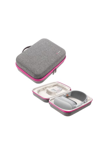 Vision Pro Mr Kulaklık Saklama Çantası Teleskopik Saplı Koruyucu Taşıma Çantası - Gül