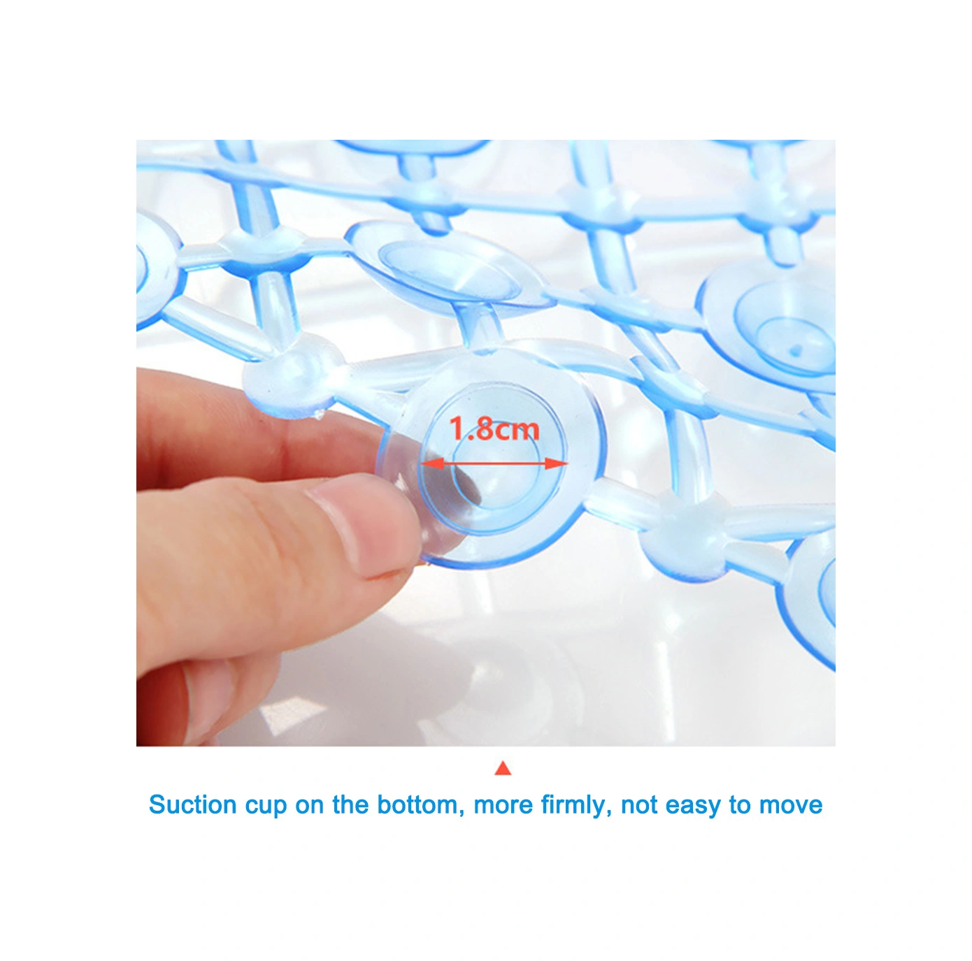 Youmex Pvc Banyo Süpürge Matı - Düş Ve Tuvalet İçin, Emici Çemberli, Masajlı Dizayn, Kayma Engeli, Pembe Rengi Pembe