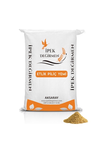 İpek Değirmen Vitaminli Hızlı Büyüten Etlik Piliç Yemi 25 Kg