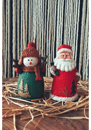 Kardan Adam Noel Baba Yılbaşı, New Year, Yeni Yıl Hediye Biblo 01