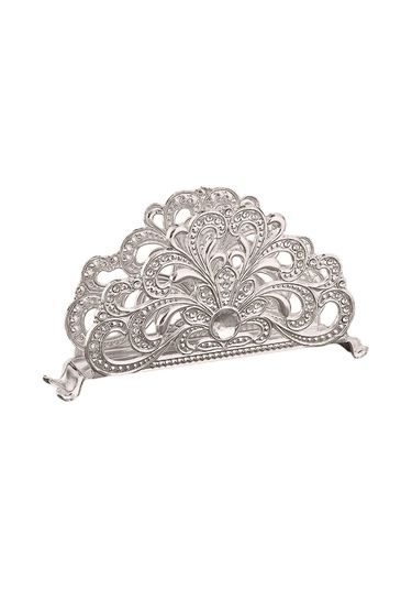 Restoran Kağıt Rafı Peçetelik Dağıtıcısı Tezgah Masası Piknik Partisi İçin Gümüş