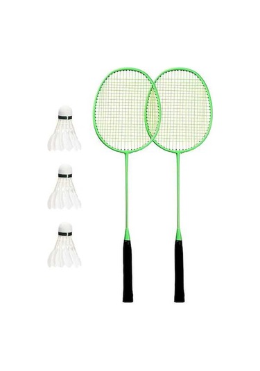 Flybuy Ve Tüylü Top Seti Sağlam Raketi Profesyonel Performans İle Hafif Demir Badminton Alaşımlı 3 - Vb