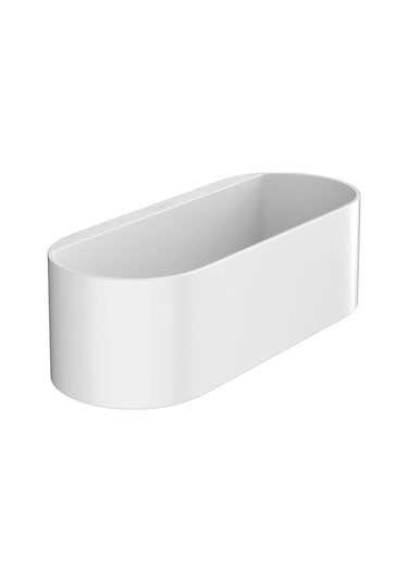 Hansgrohe Wallstoris Depolama Rafı Derin 25 Cm Satin Beyaz 27912700 Bej