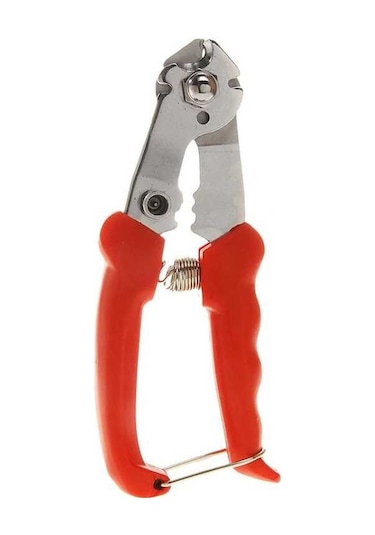 Pazly Bisiklet Dağ Bmx Fren Dişli Seti Tel Kablo Kesici Parçalar Kırmızı+gümüş Çok Renkli