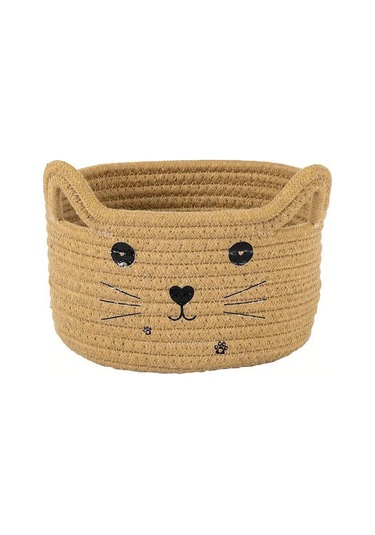 Yıkanabilir Organizatör Depolama Sepeti Aperatifler İçin Kedi Çok Renkli