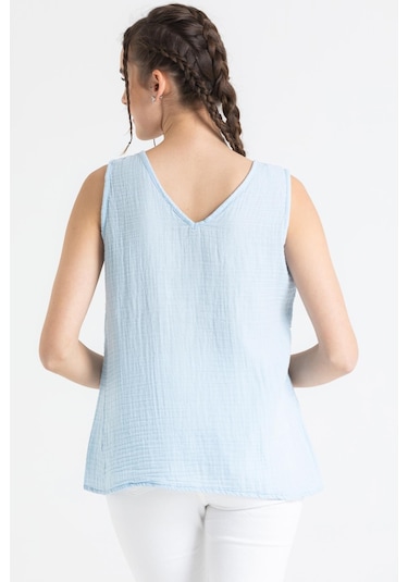 Kolsuz Müslin Melis Bluz Buz Mavi Bmv-buz Mavi