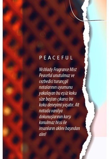 Nishlady Peaceful Body Mist Vegan Vücut Spreyi 260 ML