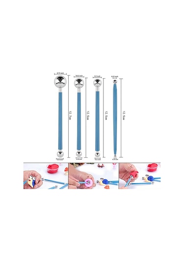 Monyee 23 Parça Fırçalar, Kesiciler Ve Basma Kalemleri İle Toplam Hamur Çalışma Aleti Seti