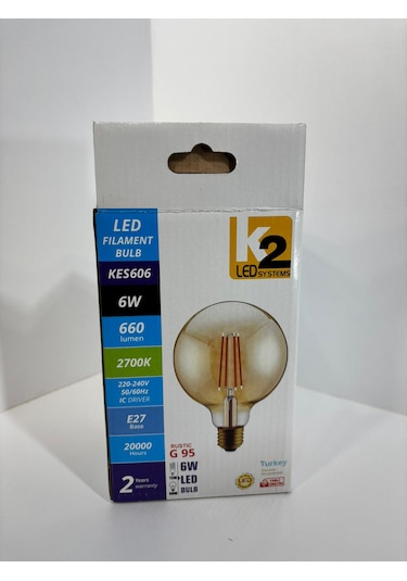 Led Fılament Rustik Ampul Kes 606