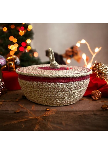 Hasır Sepet,jüt Sepet,%100 Doğal Hasır Sepet,çok Amaçlı Dekoratif Hasır Sepet, Karpuz Sepet