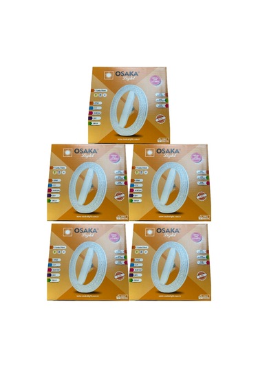 5 Adet Osaka 40w Sarı-günışığı-beyaz E27 Duylu Simit Ampul