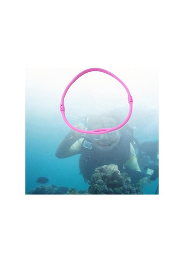 Suntek Tüplü Dalış Regülatörü Kolye Ahtapot 25cm-pembe