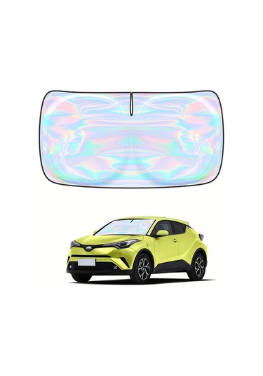 Dashanshop 2017-2024 Toyota Chr Katlanır Ön Cam Güneşlik Koruyucu Oto Aksesuarı