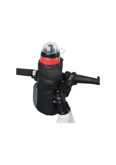 Qingmipy Sürekli Isı Tutucu Bisiklet Su Flasör Çantası, 2l Kapasite, Katlanabilir Tasarım, Dayanıklı Nilon, Telefon Ve Eşyalar İçin, Siyah M Boy:15.5 9.5 9.5cm Siyah