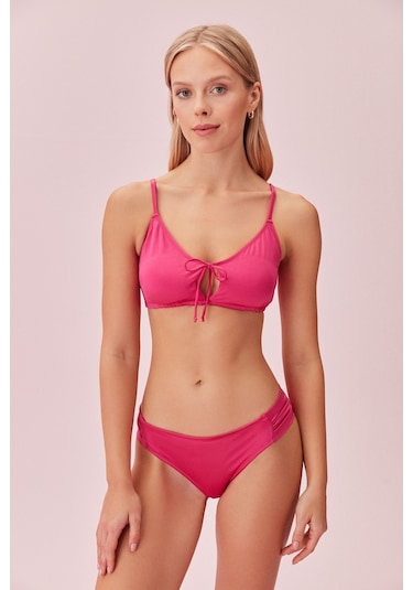 Suwen Bağcıklı Bralet Bikini Üst Sb24993144