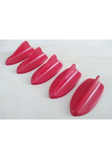 Seat Cordoba Uyumlu Balık Sırtı Mini Süs Anten Kırmızı 5'li Fs