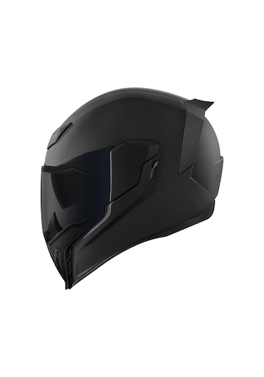 Icon Airflite Dark Kapalı Motosiklet Kaskı Mat Siyah