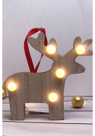 Ren Geyiği Led Işıklı Yılbaşı Ağaç Süsü