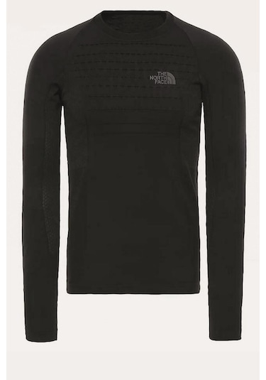 The North Face M SPORT L/S CREW NECK Erkek Tshirt NF0A3Y28KT01 Siyah