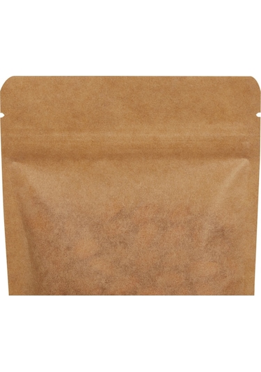 Packanya Kraft Dar Pencereli Doypack 2000'li 11 x 18.5 + 3.5 CM