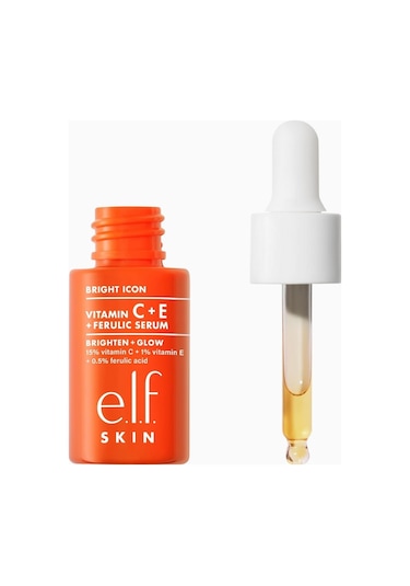 E.l.f. E.l.f Bright Icon Mini Serum 15ml, Vitamin C + E İle Parlaklık Veren Yüz Bakımı