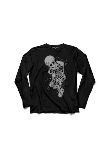 Astronot Nba Basketball Uzay Cosmos Uzun Kollu Tişört (512982749)