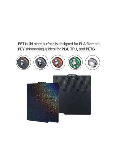 Pet+pey Yapı Plakası Sayfası 257x257mm Yaylı Çelik Çok Renkli