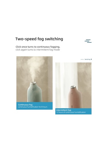 Sones Tshm0 2.5w Ortam Işığıyla Sprey Nemlendirici Pembe