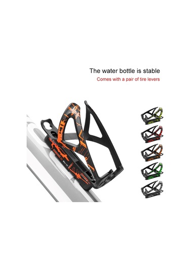 Promend Shj-25217 Bisiklet Su Şişesi Tutucu Dahili Lastik Kolları Siyah+yeşil Siyah - Yeşil