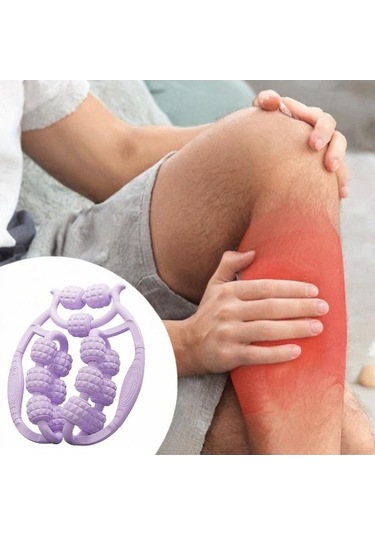 Pazly Uyluk Silindir Mor Masaj Aleti 360 Derece Bacak Egzersiz Homyl Vl Mor