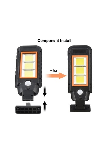 Novahub Tg-ty058 Güneş Enerjili 60 Led Duvar Lambası, Ip65 Su Geçirmez, Uzaktan Kumandalı, 3-5m Hareket Sensörü Diğer