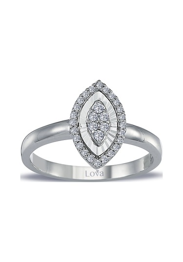 Lova Pırlanta Taşlı Markiz Susa Yüzük - 1070195