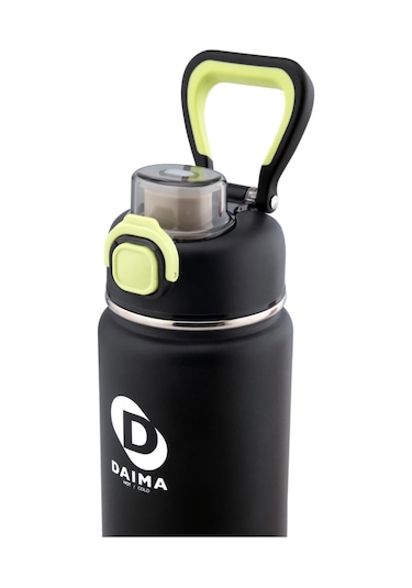 Daima Keep Go 750 Ml 12 Saat Sıcak 24 Saat Soğuk Siyah Termos Siyah
