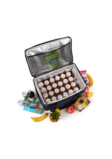 Ranyeek 10l Isı Yalıtımlı Çanta, 4 Bölmeli, Isı/sıcaklık Koruma, Su Geçirmez, Çabuk Temizlenir, Katlanabilir - Piknik, Kamp, Okul İçin Çok Renkli