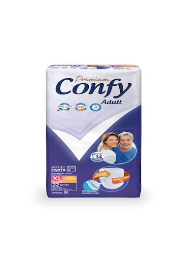 Confy Adult Premium Yetişkin Külot Bezi Extralarge 22 Adet