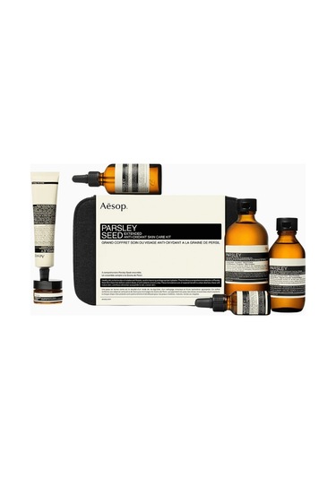 Aesop Parsley Seed Deluxe Kit Tam Yüz Bakım Seti Cilt Bakım Setleri