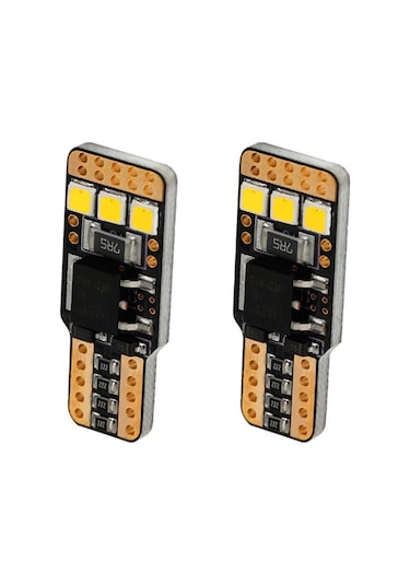 T10 Dekoratif Led Ampul Turuncu 12v 4w Canbus