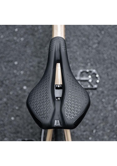 Homyl Bisiklet Koltuğu Rahat Şok Emici Erkekler Kadınlar Siyah