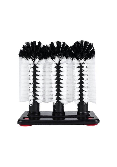 3'lü Vakumlu Cam Temizleme Fırçası Seti