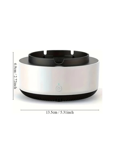 Dashanshop Taşınabilir Şarjlı Hava Temizleyici & Akıllı Kül Tablası - Yeşil