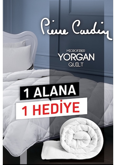 Pierre Cardin 2'Li Microfiber Yorgan Çift Kişilik (552257306)