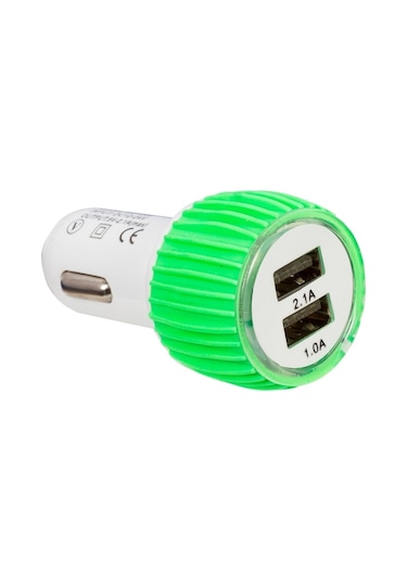Oto Çakmaklık Usb-Araç Şarjı 2 Usb 2.4A+1.0A Adaptör