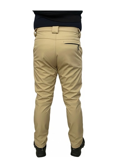 Mysia Outdoor Açık Bej Soft Shell Pantolon İçi Polarlı Bej