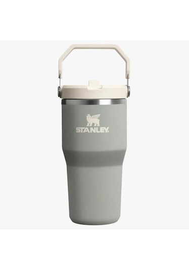 Stanley The Iceflow Flip Straw Pipetli Termos Bardak 0,60 Lt-10-13425-048 Gri