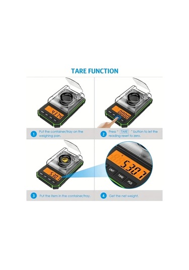 Dashanshop 1 Adet Blue Line Yüksek Hassasiyetli Dijital Cep Terazisi 50g Kapasite 0.001g Çözünürlük Lcd Ekran Hafif Taşınabilir -