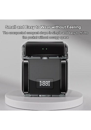 Xindoker "kablosuz Klips Mikrofon Seti: Şarj Kutusu İle Çift Kanallı, Net Ses Kalitesi, 20m Menzil"