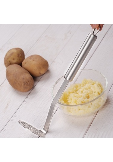 Pazly Cbtx 304 Paslanmaz Çelik Patates Ezici Bebek Maması Takviyesi Aracı Çok Renkli